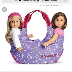 american girl 2 doll tote